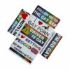 7 Packs - Rainbow Pride LGBTQ+ Gay and Lesbian Rights Sticker for Car